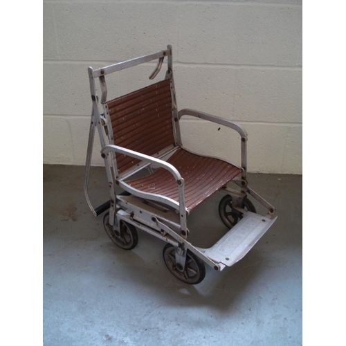 150 - Vintage Push Pack Aluminium Pushchair