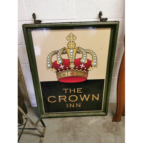 125a - The Crown Inn Pub Sign - Billboard Size