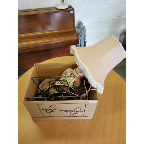 253 - Box Containing Various Items Including a Lamp (x7)