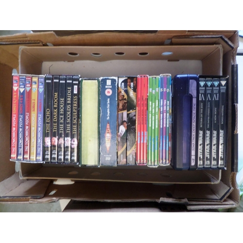 501 - DVD Box Sets Inc. Dr Who, Star Wars, Star trek, Sherlock Holmes, Tomorrow People, Family Guy etc.