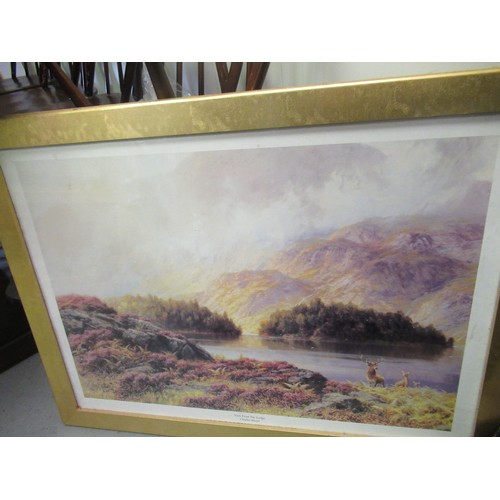 178 - Large Print in Gilt Frame 