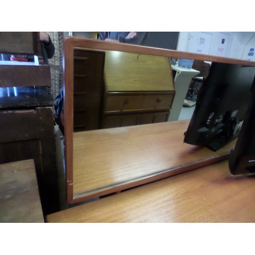 197 - G Plan 5 Ft Dressing Table with Mirror and matching stool