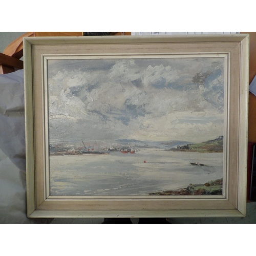 33 - Oil on Board of a Sea Scape Signed