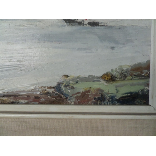 33 - Oil on Board of a Sea Scape Signed