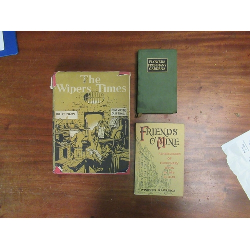 659 - 'The Wipers Times' 1918 Collection of satirical tales from the Trenches and 2 Vintage Books