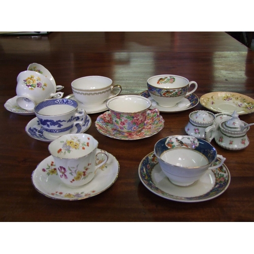 634 - Assorted Tea cups and Saucers