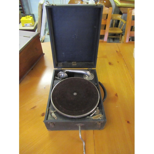 42 - A Vintage Portable Gramophone Player