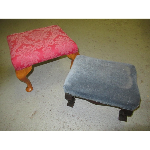 43 - 2 x Small Footstools