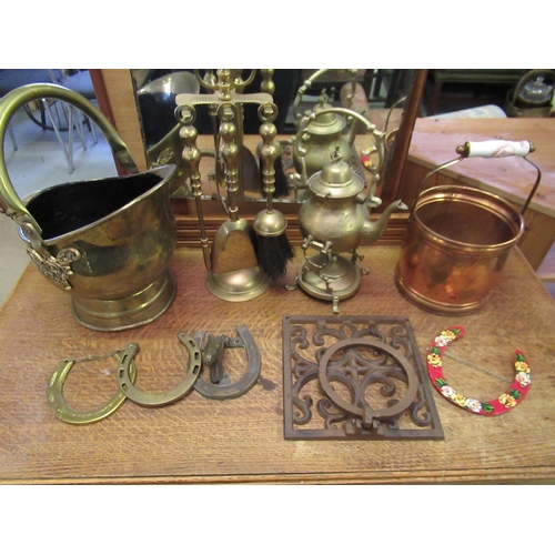 79 - A Qty of Fireside Brassware etc.