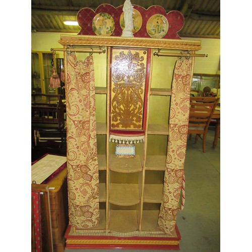 64 - A Catholic Tabernacle Cupboard and Shelf Unit