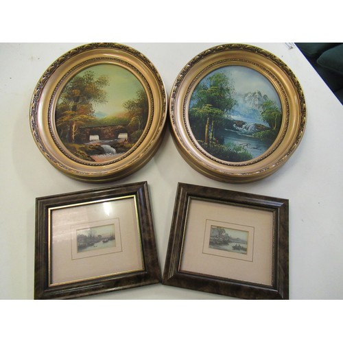 81 - 2 x Pictures in Gilt Frames and 2 Others