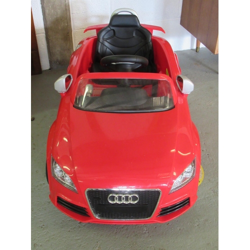 593 - Audi Electric Childs Car  (New battery fitted & comes with charger)