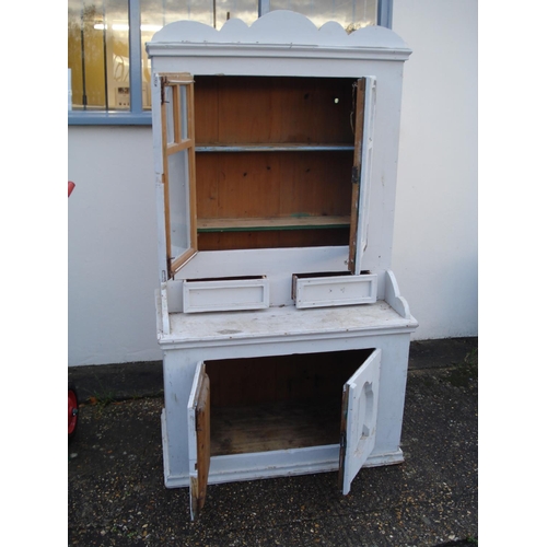 40 - Small White/ Grey Dresser with Drawers and Cupboards ****also now with additional base unit as pictu... 