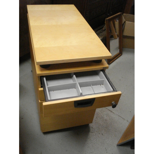 159 - Modern Under Desk File Cabinet with 3 Drawers