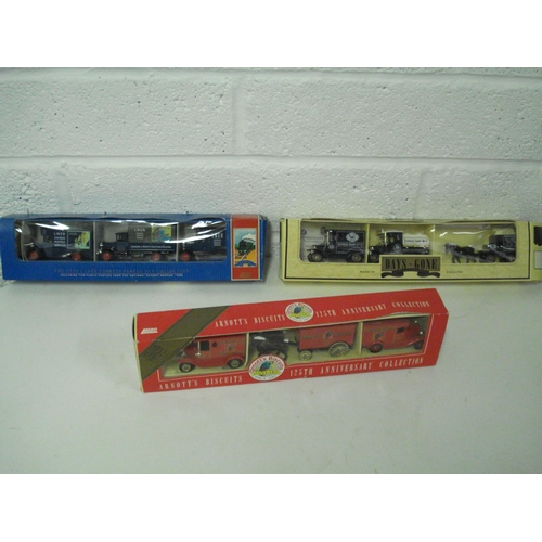 67 - Days Gone and Lledo Special Edition Model Van Sets - Arnotts Biscuits, LNER and Express Dairies