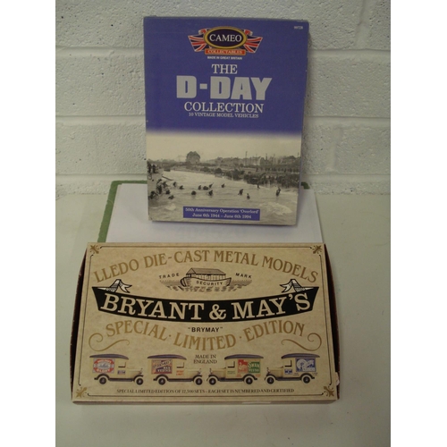 76 - Special Edition Cameo D-Day Collection and Lledo Bryant and May model cars