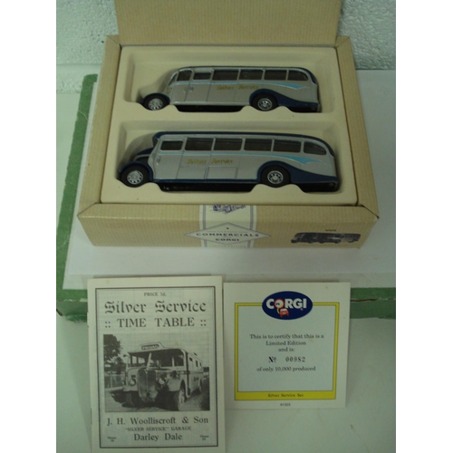 84 - A Corgi Limited Edition Box Set - Silver Service Buses