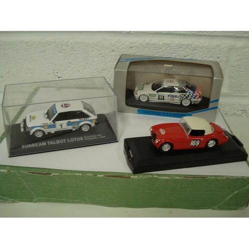 90 - 3 x Rally Car Models. Minichamps etc