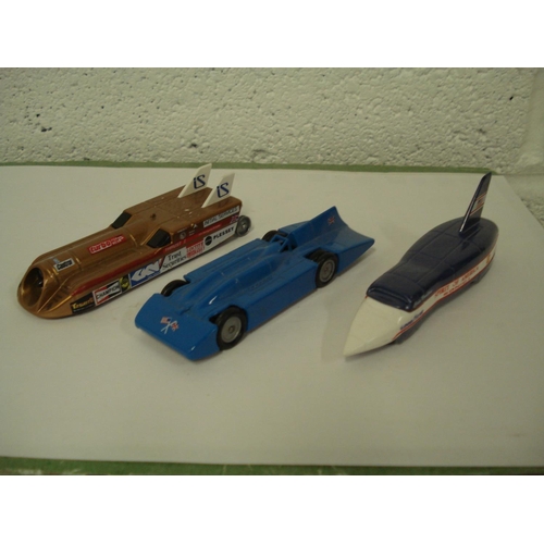 93 - 3 x Unboxed Land Speed Record Model Cars