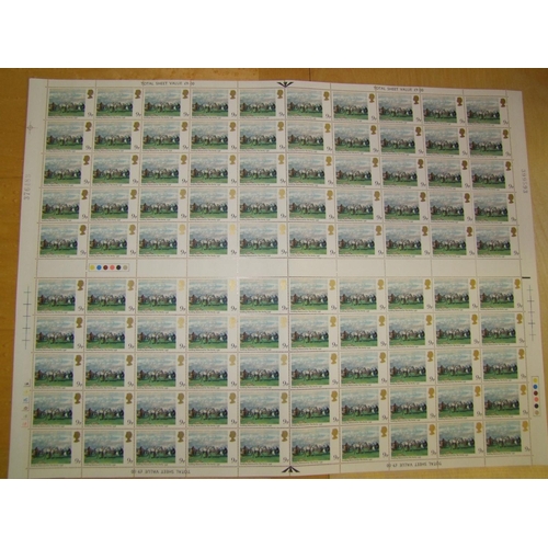 30c - A Full Sheet of MINT 9p GB Stamps 