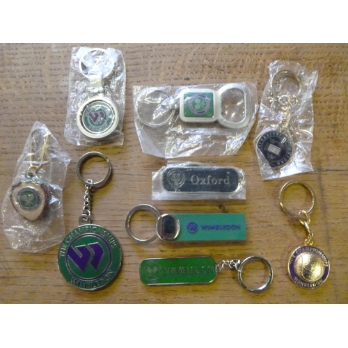 63 - Selection of Wimbledon Key Rings