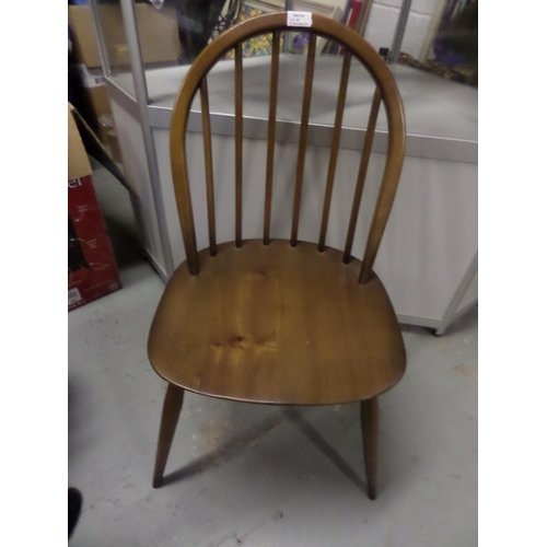 81 - Light wood, Hoop Back Quaker Elm Dining  Ercol Chair