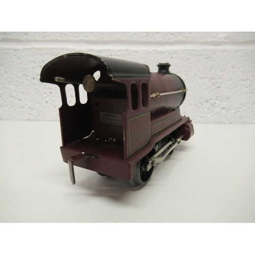 3 - Hornby Clockwork Train Set No.601 Goods Set in Good Working Order and additional Goods Cart (No Key)