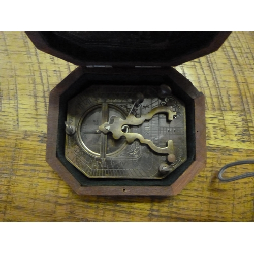 229 - Miscellaneous Silver and Sundial Compass