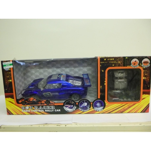 122 - Remote Control 'Boy Racer' Ralley Car - Blue Bullet