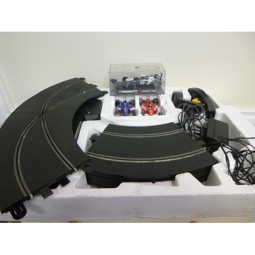 123 - Scalextric Grand Prix Racer No7 With Extensions Kit inc Williams F1 BMW (tested and Working) Damage ... 