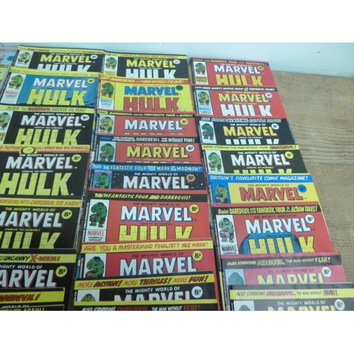 151 - 1976 Incredible Hulk x 33 Comics no. 170 to 202.