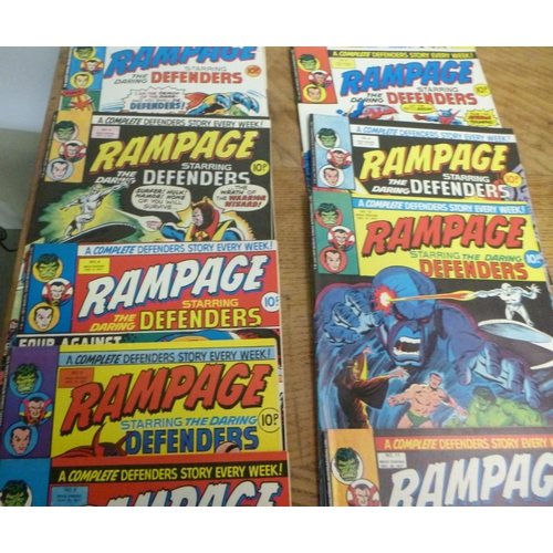 155 - Rampage Weekly x10  - Marvel Comics 1977 NO. 1 to 11