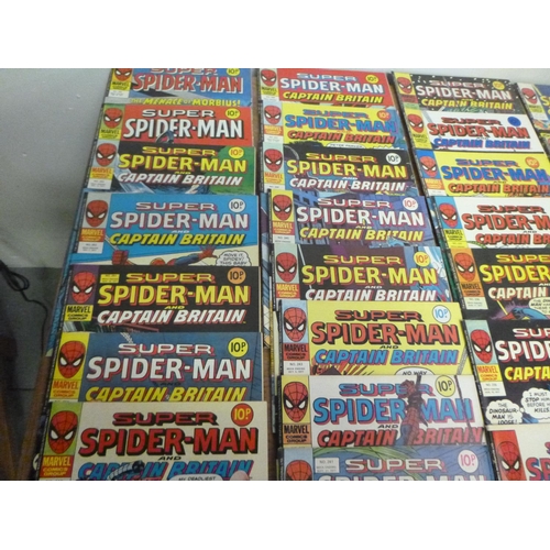 163 - Spiderman 1977 x 27 Marvel Comics no. 229 to 255