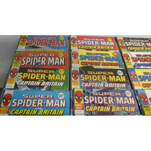 163 - Spiderman 1977 x 27 Marvel Comics no. 229 to 255