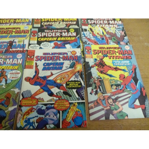 163 - Spiderman 1977 x 27 Marvel Comics no. 229 to 255