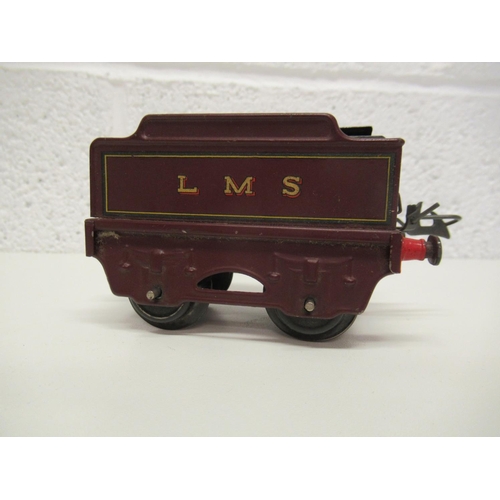 3 - Hornby Clockwork Train Set No.601 Goods Set in Good Working Order and additional Goods Cart (No Key)