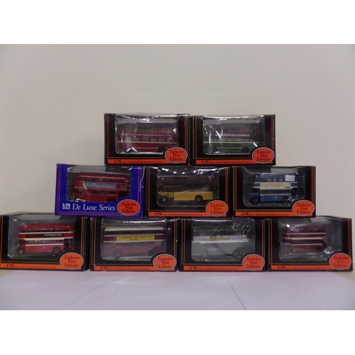 60 - 9 x Gilbow First Editions Buses 1:76 Scale Varied Livery