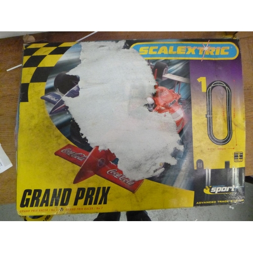 123 - Scalextric Grand Prix Racer No7 With Extensions Kit inc Williams F1 BMW (tested and Working) Damage ... 