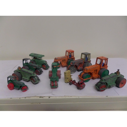 140 - A Box of model vehicles, mainly Steam Engines, Dinky etc