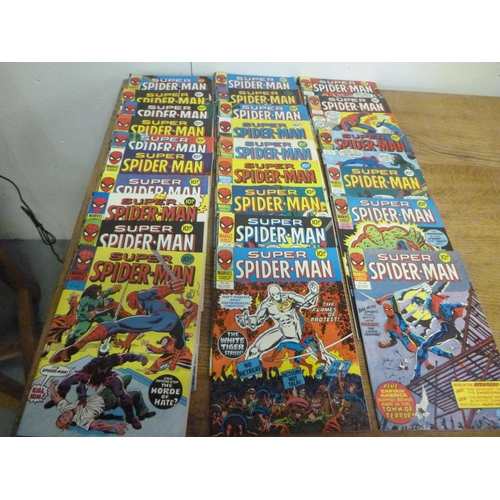 164 - Spiderman 1978 x 25 Marvel Comics no. 267 to 282 ( not including no. 272)