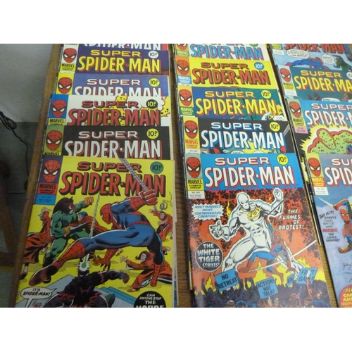 164 - Spiderman 1978 x 25 Marvel Comics no. 267 to 282 ( not including no. 272)