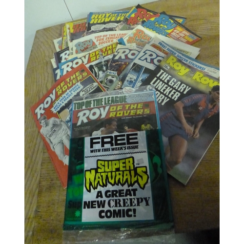 168 - A Selection of 43x 'Roy of the Rovers' Comics Ranging from 1985 - 1988 including 1 Still Sealed in P... 