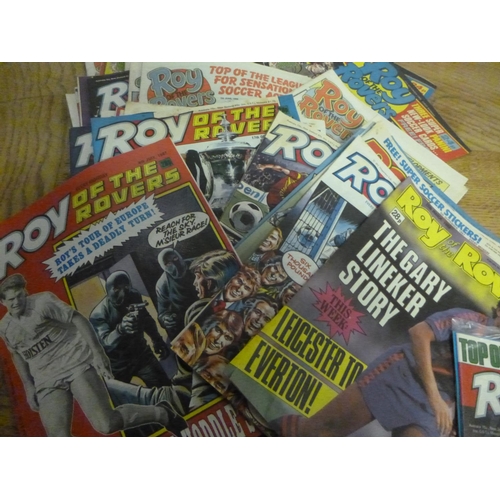 168 - A Selection of 43x 'Roy of the Rovers' Comics Ranging from 1985 - 1988 including 1 Still Sealed in P... 