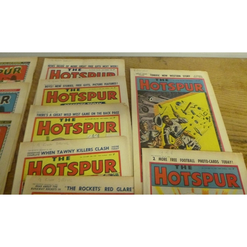 174 - 1958 'The Hotspur ' Magazines June to December 1958  x 18