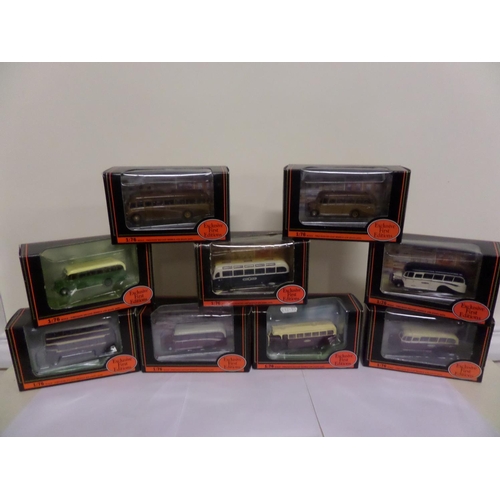 61 - 9 x Gilbow exclusive 1st Editions Vintage Buses 1:76 Scale