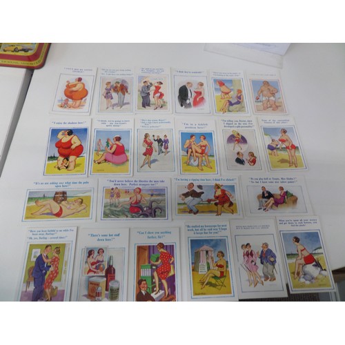 26A - Donald McGill Saucy Postcards x 21