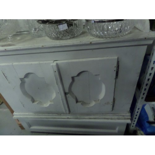 40 - Small White/ Grey Dresser with Drawers and Cupboards ****also now with additional base unit as pictu... 