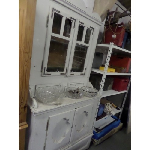 40 - Small White/ Grey Dresser with Drawers and Cupboards ****also now with additional base unit as pictu... 