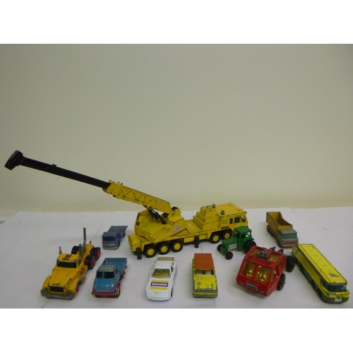 110 - A Box of Matchbox and Other Vehicles including Crane