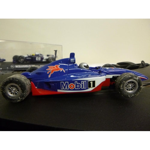 123 - Scalextric Grand Prix Racer No7 With Extensions Kit inc Williams F1 BMW (tested and Working) Damage ... 